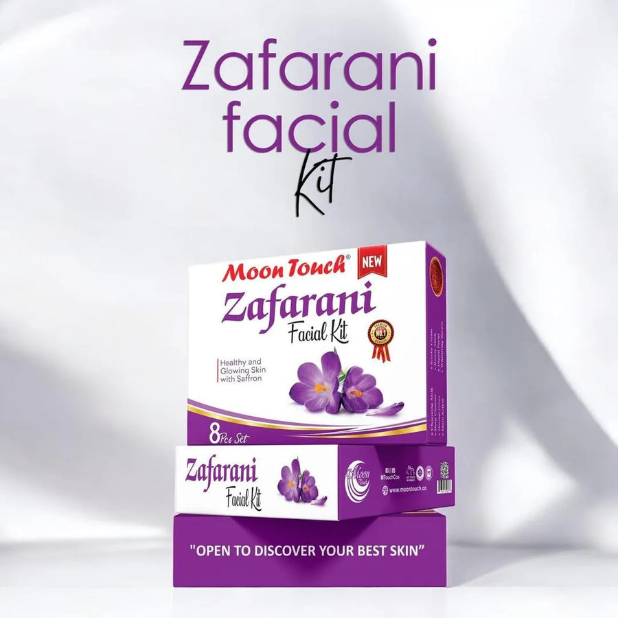 Moon Touch Zafarani Facial Kit (8 Pcs Set) – Discover Your Best Skin!
