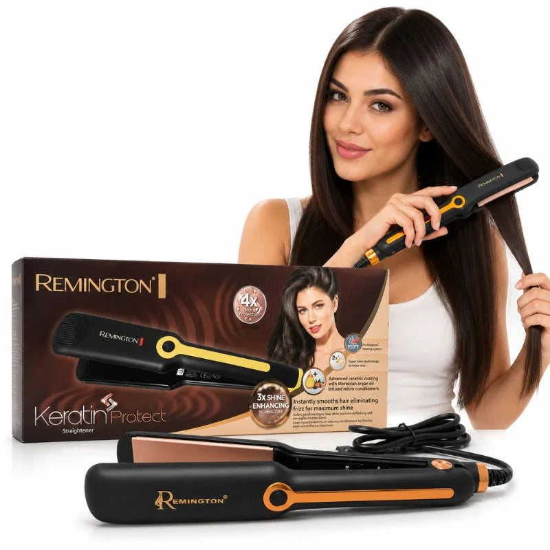 Remington Keratin Protect Straightener | Moroccan Argan Oil Flat Iron